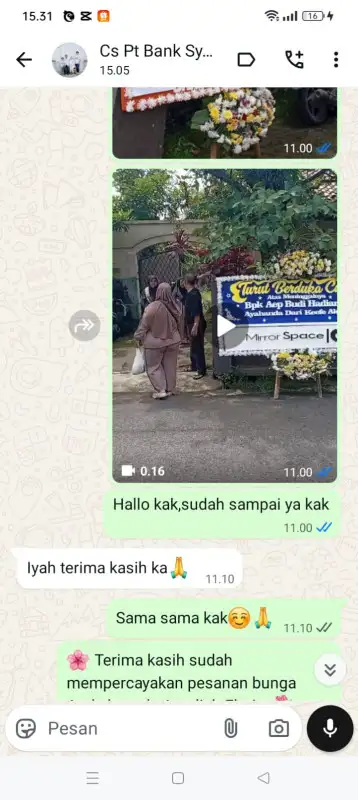 Testimonial Papan Bunga KARIMUN