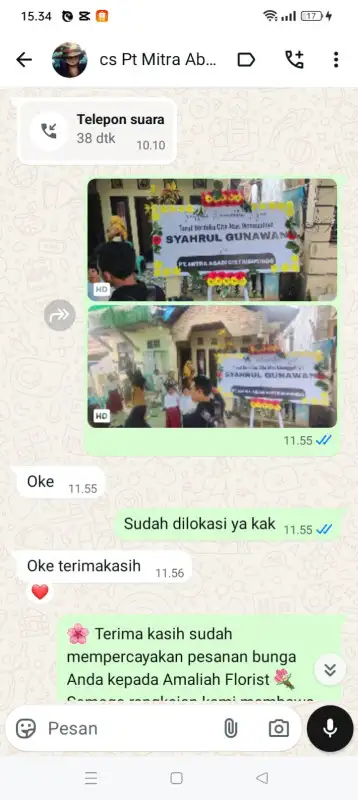 Testimonial Papan ucapan KARIMUN